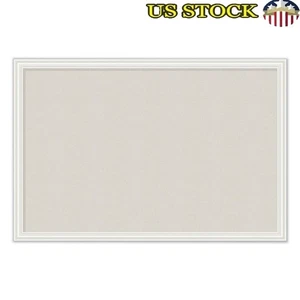 Linen Cork Bulletin Board Self Healing Decor Frame Ideal Home Office Classroom - Picture 1 of 9