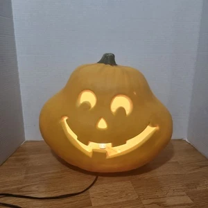 Molde soplado de espuma de calabaza Jack O Lantern de Halloween funciona - Imagen 1 de 16