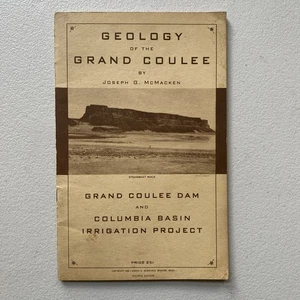 1938 Geology Of The Grand Coulee Booklet - 4th Edition - Joseph G. McMacken    E - Bild 1 von 15