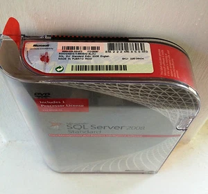 Microsoft SQL Server 2008 Standard,1-Processor,SKU 228-08404,Sealed Retail Box - Picture 1 of 1