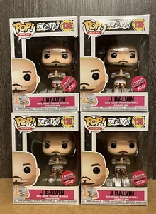 Funko Pop! Rocks: J Balvin Limited Edition Vinyl Figure #136 Lot Of 4 - READ! - Picture 1 of 11