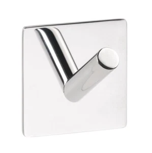 BEASY Gancho para Ropa Acero Inoxidable Pulido 38x45x45 mm para Baño y Cocina >> para Pegar - Imagen 1 de 4