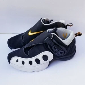 Nike Zoom GP Retro Gary Payton Basketball Shoes AR4342-002 Size 8.5 Black Gold - Picture 1 of 6