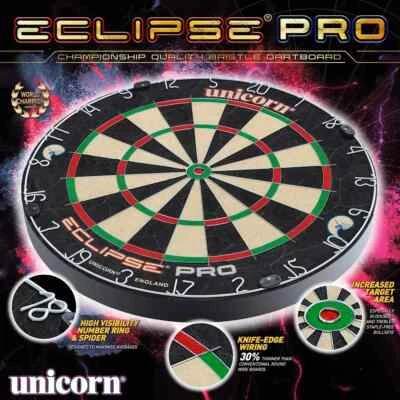 Unicorn Eclipse Pro Bristle Dartscheibe Turniergröße - Bild 1 von 2