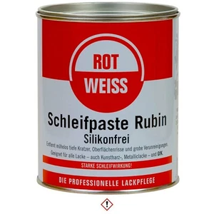 1 Stück Rotweiss Schleifpaste RUBIN 750ml Schleif Auto Politur Lack polieren KFZ - Bild 1 von 1