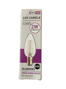 Kinghts Bridge LED Candle 2w 230v B15d Pack 4 - Picture 1 of 2