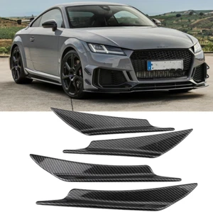 4tk Stoßstange Flaps Splitter Fins Spoiler Flügel Canards für Audi RS e-tron GT - Bild 1 von 12