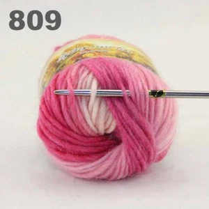 C Sale 1ballx50g colorful Soft Chunky Hand Knitting Rainbow Wool Shawls Yarn 09 - Picture 1 of 6