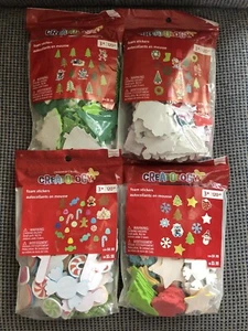Creatology Christmas Foam Stickers 120-pc X 4 Pkgs - Picture 1 of 5