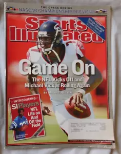 Michael Vick Atlanta Falcons 20 de septiembre 2004 Sports Illustrated en muy buena condición - Imagen 1 de 1