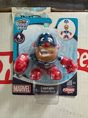 Marvel Mr. Potato Head Capitán América - Nuevo en caja Foto 1 de 3