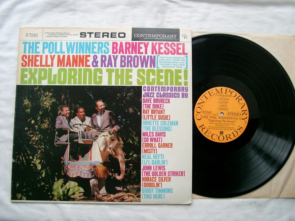 THE POLL WINNERS - The Poll Winners Exploring The Scene LP - S 7581 - US Issue Foto 1 de 2
