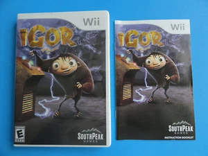 SIN JUEGO - NINTENDO WII IGOR THE GAME - SOLO FUNDA Y MANUAL - SIN DISCO DE JUEGO - Imagen 1 de 3