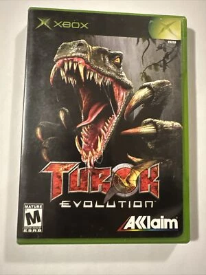 Turok: Evolution (Microsoft Xbox, 2002) Case And Disc Used Condition Game - Image 1 of 4