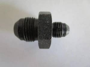 AN919-12 Reduzierstück Boss 1/2 bis 3/8" Rohrdurchmesser. 3/4 BIS 9/16" Gewinde Gr. Fitting Stahl - Bild 1 von 2