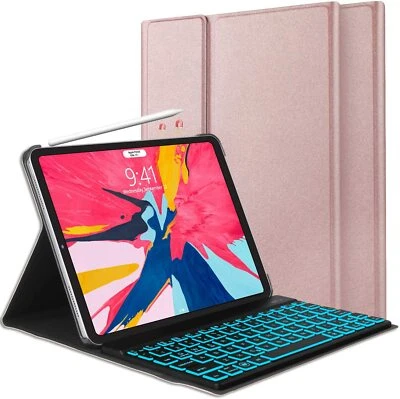 iPad Keyboard Case for iPad Pro 11 inch 2018, Protective Smart Case - Image 1 of 4