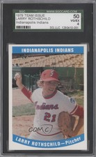 1979 Thomas Akins Indianapolis Indians Larry Rothschild #9 SGC 50