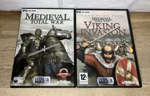 MEDIEVAL: TOTAL WAR & VIKING INVASION EXPANSION PACK - PC CD-ROM ACTIVISION 2003 - Picture 1 of 4
