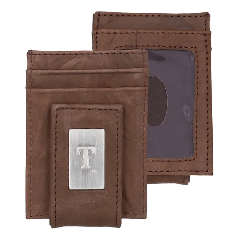 Texas Rangers Leather Front Pocket Wallet Cover