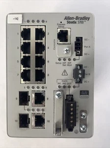 ALLEN BRADLEY 1783-BMS10CA SER A DIR/VER 10000233491/05 STRATIX 5700 ETHERNET - Bild 1 von 8
