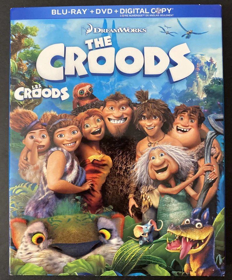 Dreamwork’s The Croods (Blu Ray/DVD) Pre-owned FREE SHIPPING in Canada!! - Image 1 of 4