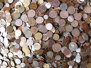 30 PIECES OF DIFFERENT TYPE FOREIGN MIXED WORLD COINS LOT ** FREE SHIPPING ** - Picture 1 of 1