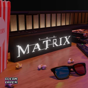 Letrero de luz LED de la película The Matrix Rgb - Imagen 1 de 5