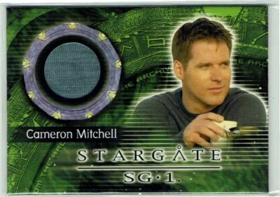 Stargate SG-1 Heroes Costume Relic Card C66 Ben Browder as Cameron Mitchell - Image 1 of 2