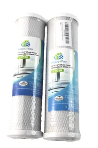2 Stück-Filters4You 10”x2,5” Ganzes Haus Wasserfilter, CTO10, C24 Neu, Versiegelt - Bild 1 von 4