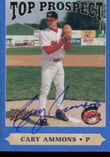 1999 Charleston Alley Cats CARY AMMONS Signed Card autograph AUTO ROYALS DURANT