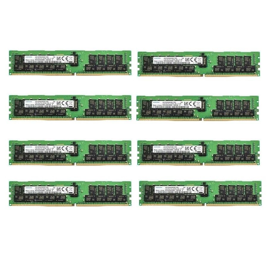 Samsung 32GB 3200MHz DDR4 ECC REG RAM RDIMM Server Memory 8 x 32GB = 256GB - Image 1 of 1