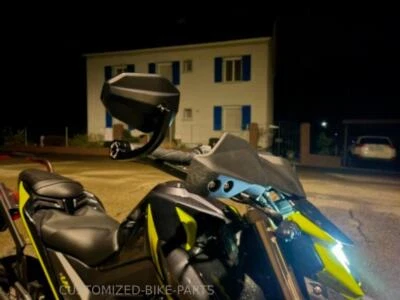 Motorcycle Handle Bar End Mirrors Rearview - Suzuki SV650 / X SFV650 Gladius - Image 1 of 4