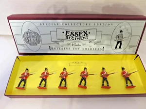 VINTAGE W BRITAIN * BOX SET 8801 *THE ESSEX REGIMENT* 6 PCE BOXED PRISTINE - Picture 1 of 6