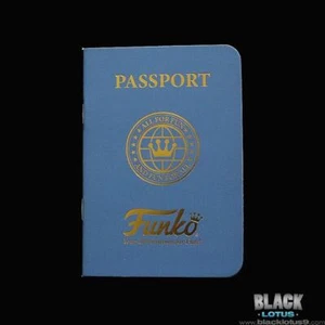 Pasaporte Funko SDCC 2024 con estampillas Mondo Fusion Loungefly exclusivas de SDCC - Imagen 1 de 3