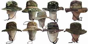 Cappello berretto giungla esercito marina militare Boonie pesca caccia esercito secchio - Foto 1 di 13