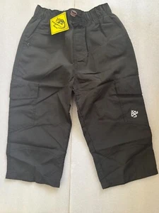 NEW KANGAROO POO LEYARDS JUNIOR BOYS AGE 9 CHARCOAL ¾ TROUSERS - Picture 1 of 5