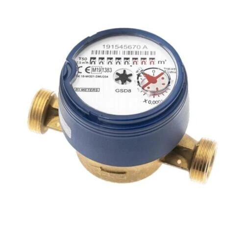 BMETERS CONTATORE D'ACQUA GETTO SINGOLO QUADRANTE ASCIUTTO GSD8-I 1/2" AF - Immagine 1 di 1