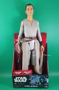 Star Wars Big Figs Action Figure Rey 18" Poseable Disney 2016 NIP w/ Light Saber - Picture 1 of 7
