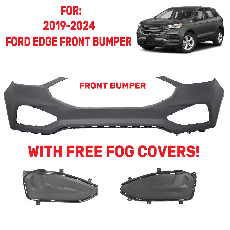 NUEVA CUBIERTA DE PARACHOQUES DELANTERO PARA FORD EDGE 2019-2024 SIN ASISTENCIA DE ESTACIONAMIENTO FO1014135 OE Foto 1 de 1