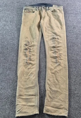 Diesel Thanaz Slim Straight Jeans Mens Size 32x29 Actual 34x34 Distressed - Image 1 of 4