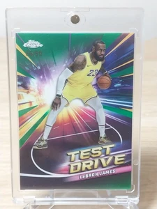 LeBron James 2025 Topps Chrome Basketball Test Drive Green # 66/99 - Picture 1 of 2