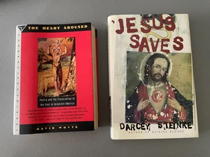 Jesus rettet Hardcover Darcey Steinke + Das Herz erregt - David White PB 2 BK L - Bild 1 von 5