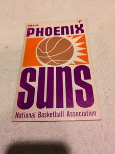 1968-69 PHOENIX SUNS MEDIA GUIDE Annuario JERRY COLANGELO 1969 GAIL GOODRICH NBA - Foto 1 di 2
