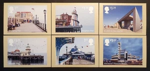 GB stamps 2014 Seaside Architecture complete set of 11 PHQ cards mint VGC - Picture 1 of 4