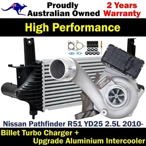 Turbocargador Billet de actualización + intercooler para Nissan Pathfinder R51 YD25 2,5 L - Imagen 1 de 11