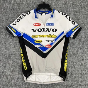 Cannondale Jersey Mens L USA Vintage 1990s Volvo Full Zip Cycling Road Racing - Picture 1 of 8