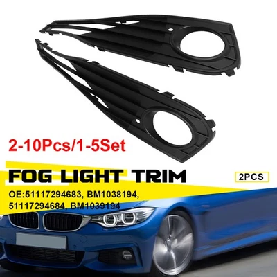 For 2014-2020 BMW 428i 430i 435i 440i New Front Bumper Fog Light Bezels 1-5Set - Imagem 1 de 4