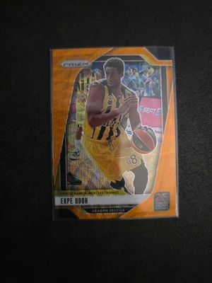 2024-25 Panini Prizm Turkish Euroleague Ekpe Udoh Orange Wave #18/60!!! - Image 1 of 2