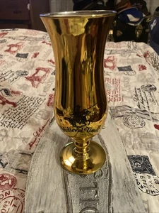 MEDIEVAL TIMES GOLD GOBLET - Picture 1 of 7