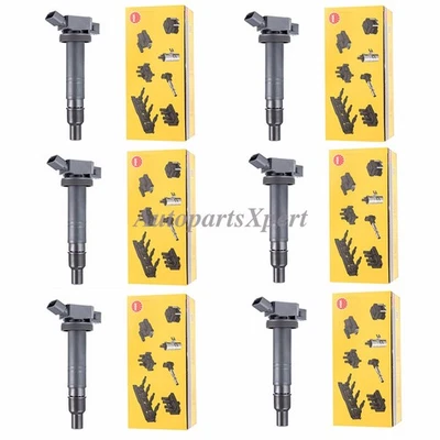 9091902260 For Toyota Tacoma 2005-15 4Runner 03-09 4.0 6x OEM NGK Ignition Coils Foto 1 de 4